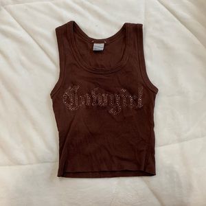Brown “Babygirl” Tank